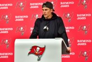 Tom Brady at NFC Wild Card Playoffs - Dallas Cowboys v Tampa Bay Buccaneers